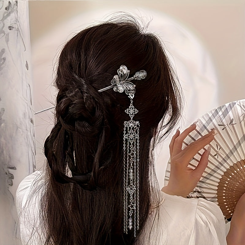 4pcs Women's Vintage Elegant Hairpins, Unique Stylish Design, Secure Hair Accessories for Daily Use and Gift Headpieces