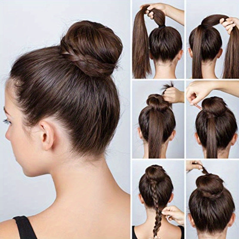 WILLBOND 48pcs Plastic U Shaped Black and Brown Hair Pins Lady Style Grip Hairpins Fast Spiral Hair Grip for Women s Hairstyle Accessories, Smooth Finish, Heavy-Duty Grip, Secure Hold