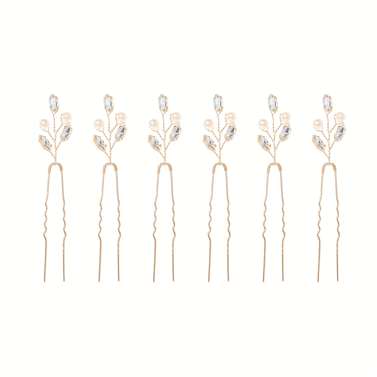 Fashion U Style Crystal Hairpin Clip for Women Party Bridal Wedding Hair Accessories Jewelry Hair Clip pin Gift