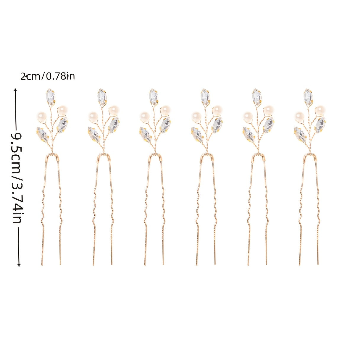 Fashion U Style Crystal Hairpin Clip for Women Party Bridal Wedding Hair Accessories Jewelry Hair Clip pin Gift