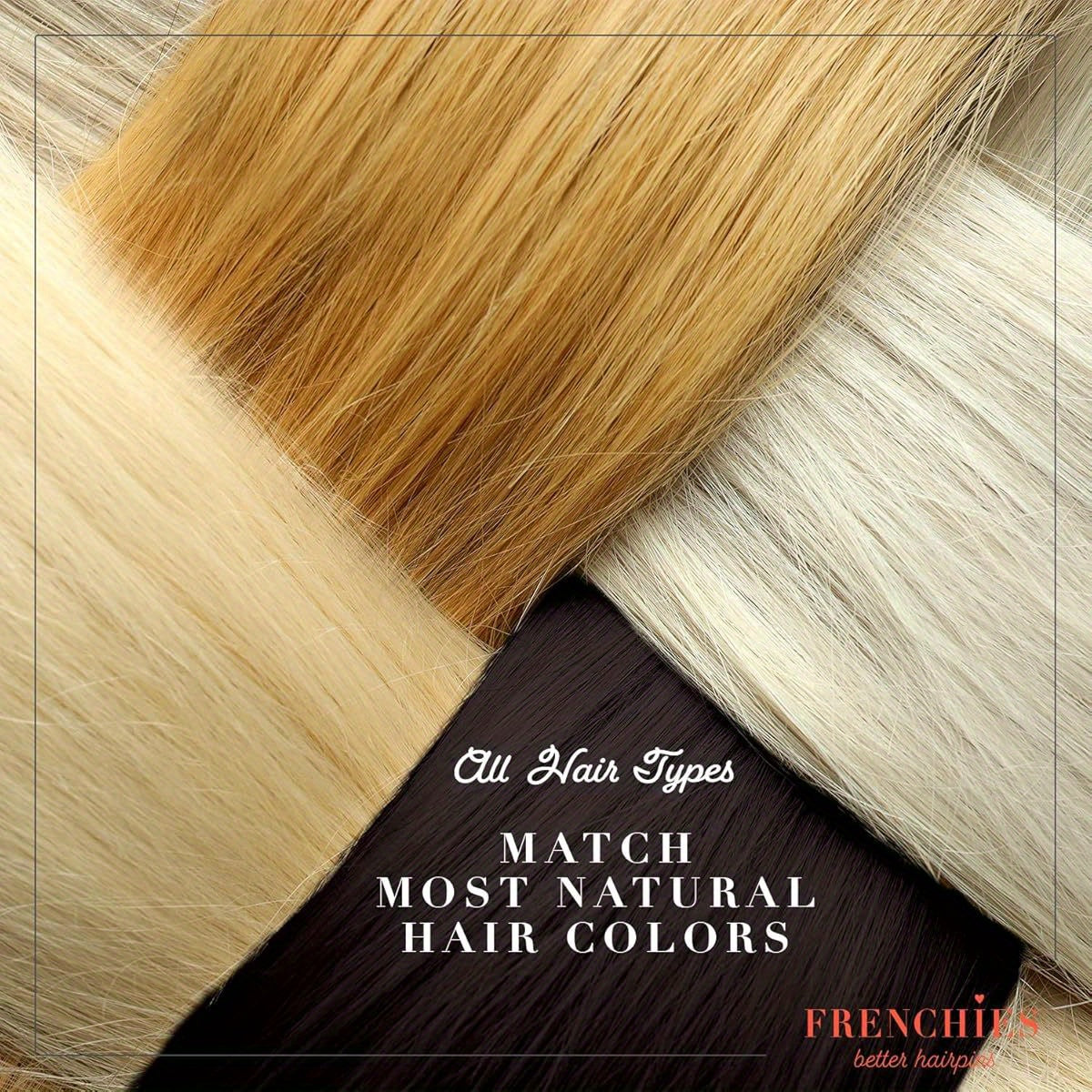 Frenchies French Twist Hair Pin, Ultra Flocked Extra Soft French Hair Pins for Women, Wedding, Updo Extensions, or Wig, 20 Count, Blond