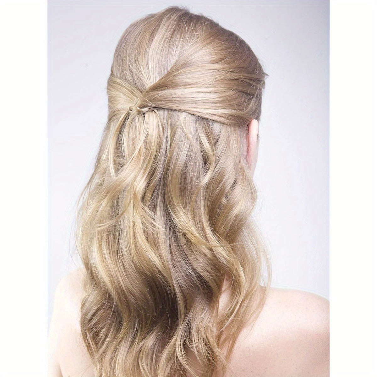Frenchies French Twist Hair Pin, Ultra Flocked Extra Soft French Hair Pins for Women, Wedding, Updo Extensions, or Wig, 20 Count, Blond