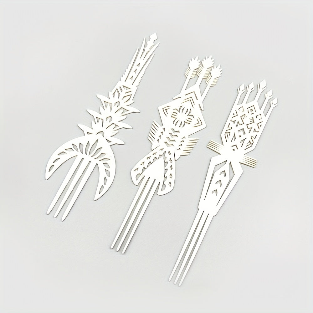 1pc Vintage Tribal Chief Tall High Combs Hair Clip - Acetic Acid Material, Lightweight, Elegant Leopard Print with Star Accents, Perfect for Women'S Day, Weddings, Birthdays, and Parties, Wedding Hair Accessory | Vintage Hairpin | Acetic Acid Material